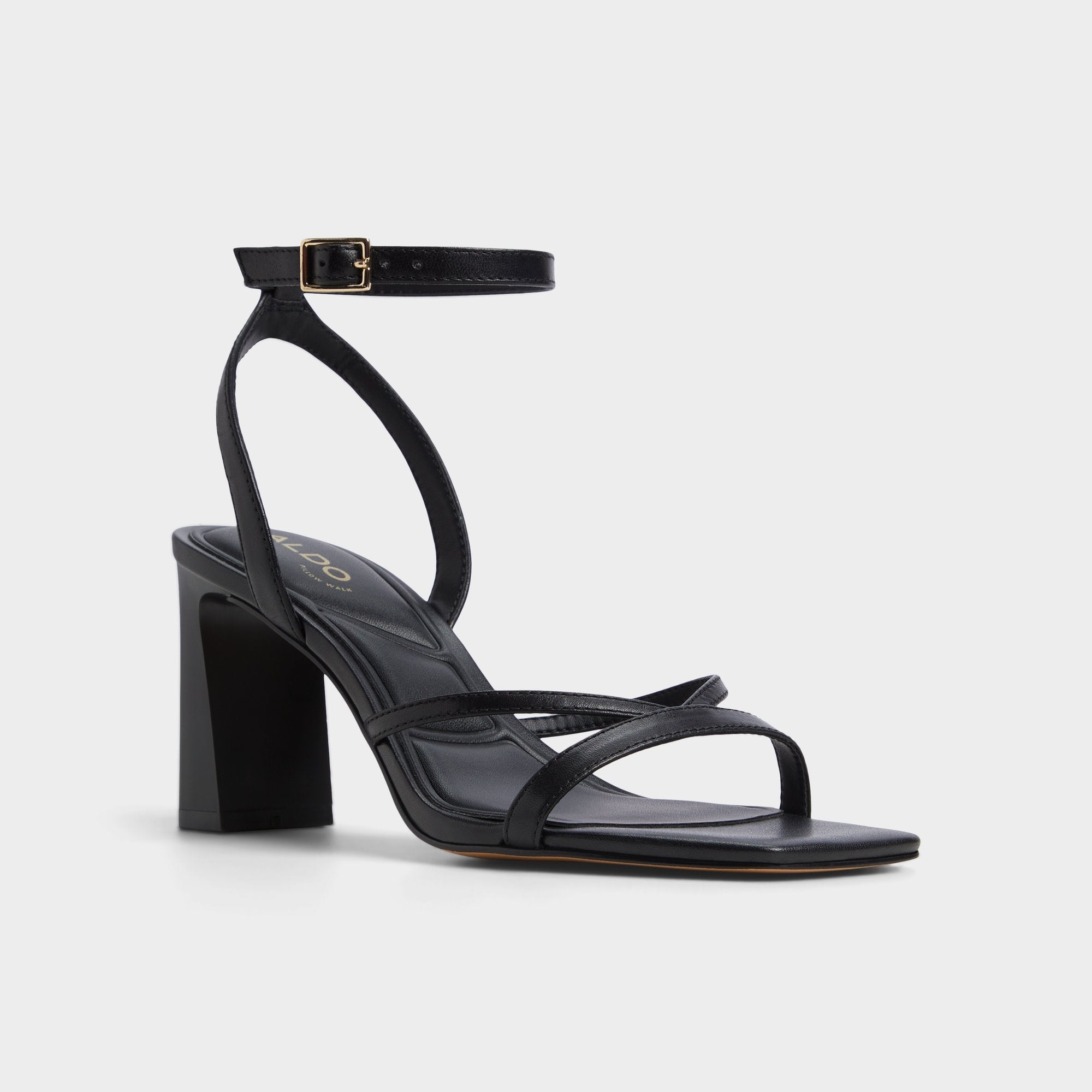 Aldo | Stellare Other Black Women's Block heels - Strappy heeled sandal, Block heel