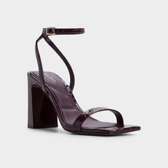 Aldo | Azzira in Bordo - Strappy heeled sandal, Block heel