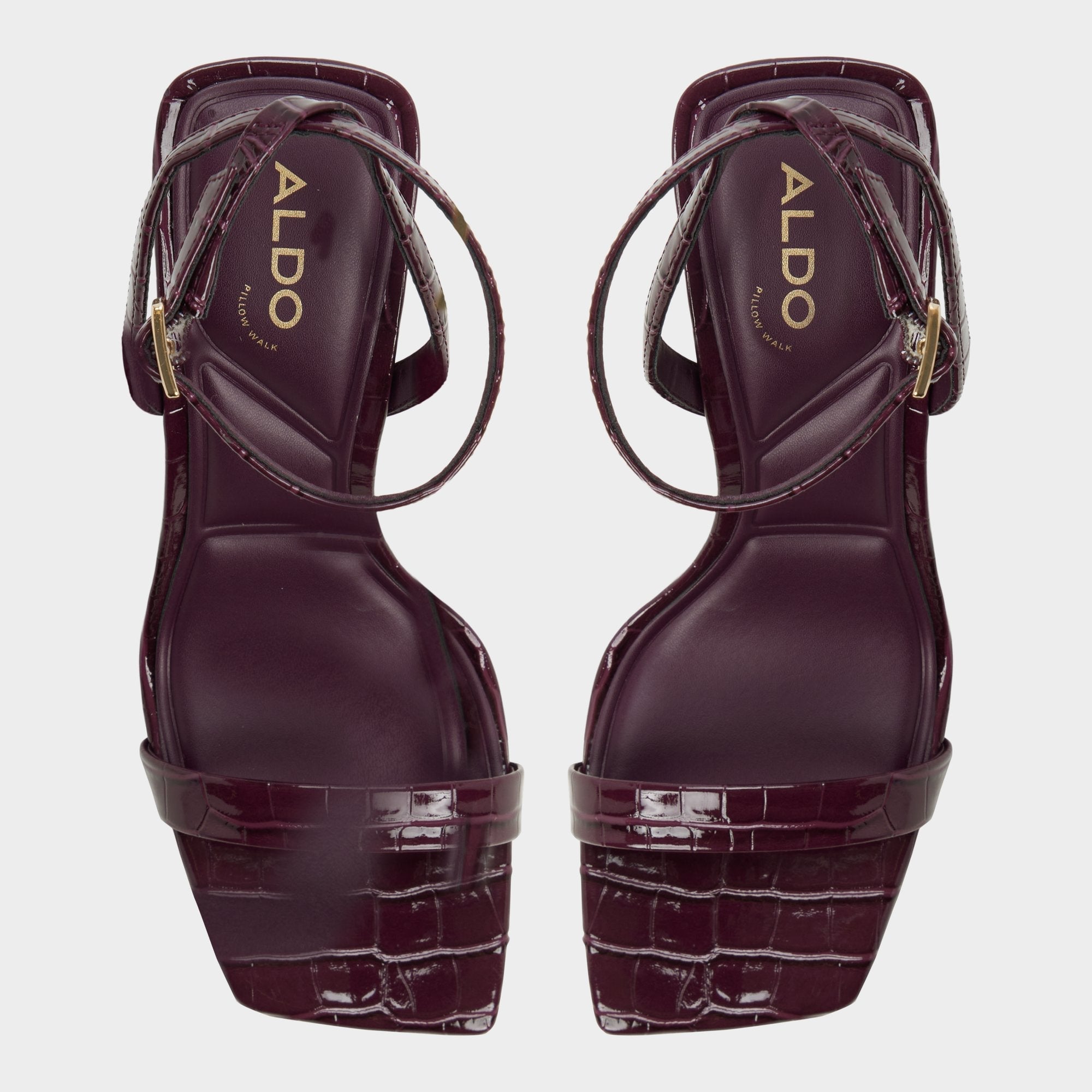 Aldo | Azzira in Bordo - Strappy heeled sandal, Block heel