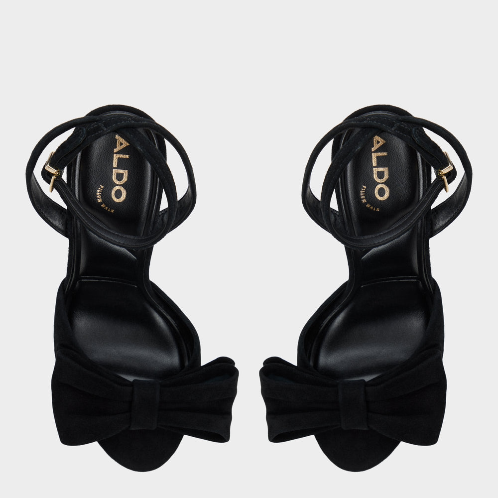 Aldo | Tinsletta in Other Black - Strappy heeled sandal, Stiletto heel