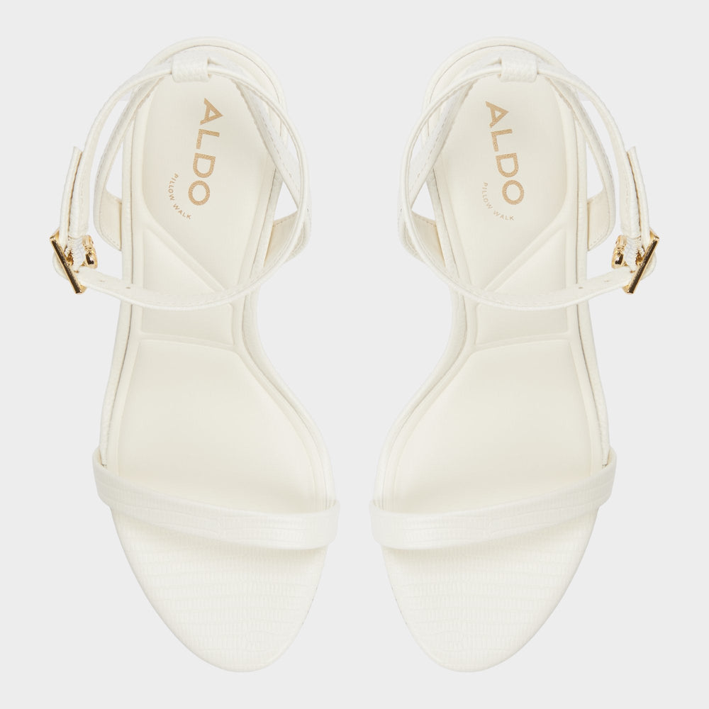 Aldo | Maristou-xt White Women's Heeled sandals - Strappy heeled sandal, Stiletto heel
