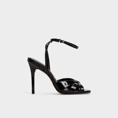 Aldo | Meteora in Black - Strappy heeled sandal, Stiletto heel