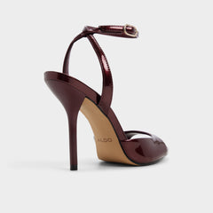 Aldo | Forevermore in Medium Red - Strappy heeled sandal, Stiletto heel