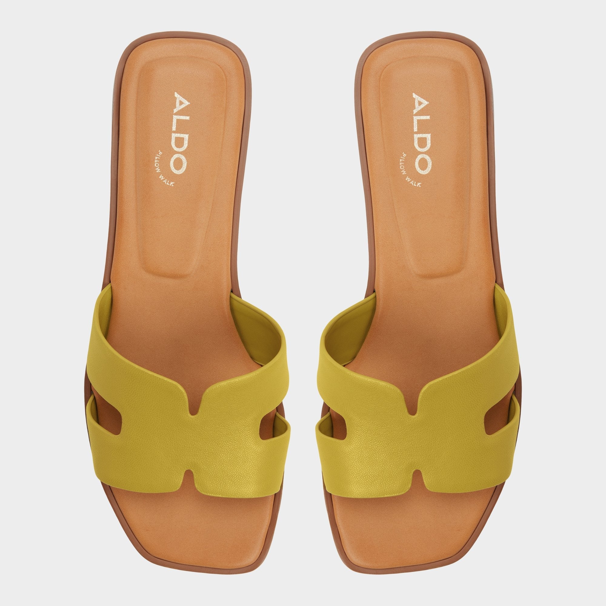 Aldo | Itsandal in Other Yellow - Slide sandal