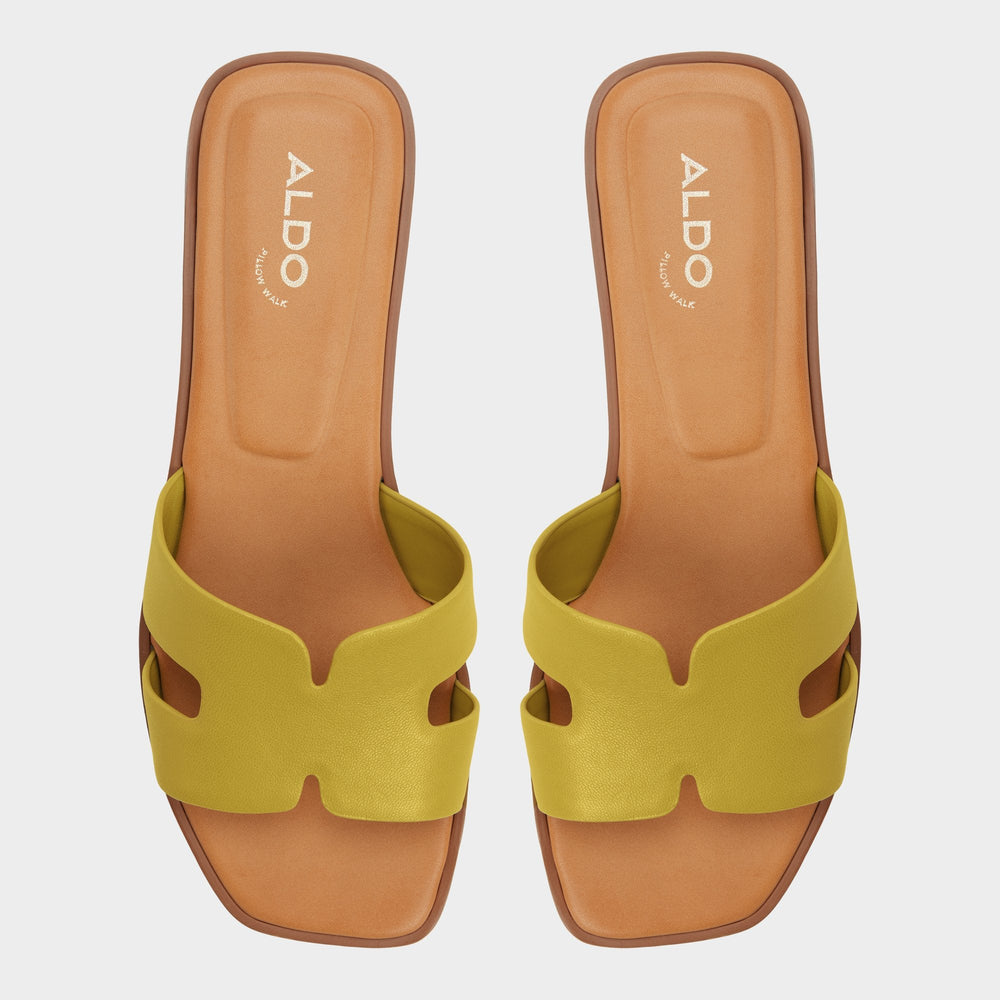Aldo | Itsandal in Other Yellow - Slide sandal