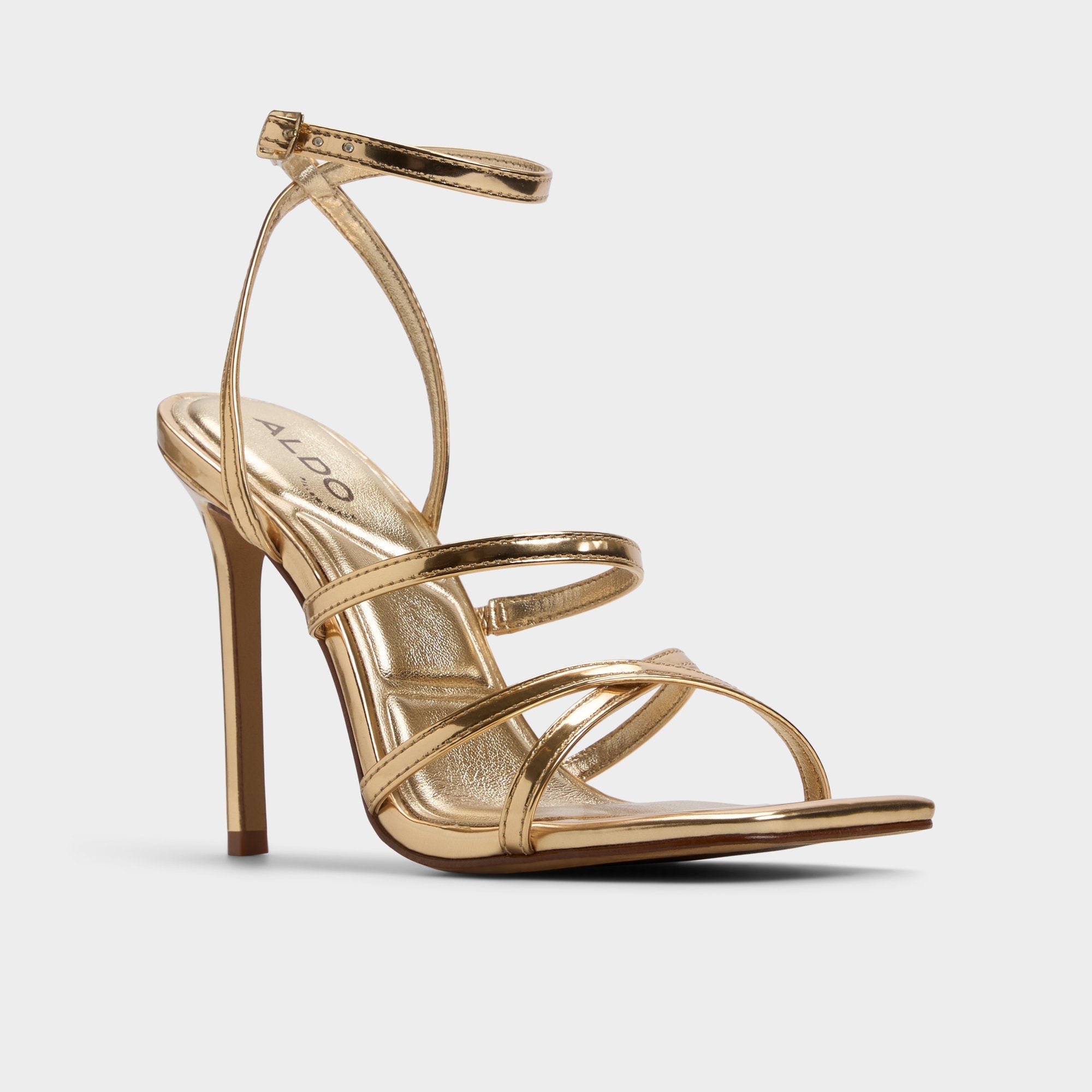 Aldo | Galoi Gold Women's Iridescent metallics - Strappy heeled sandal