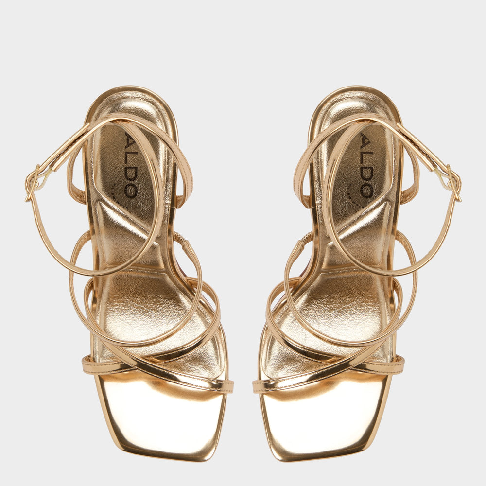 Aldo | Galoi Gold Women's Iridescent metallics - Strappy heeled sandal