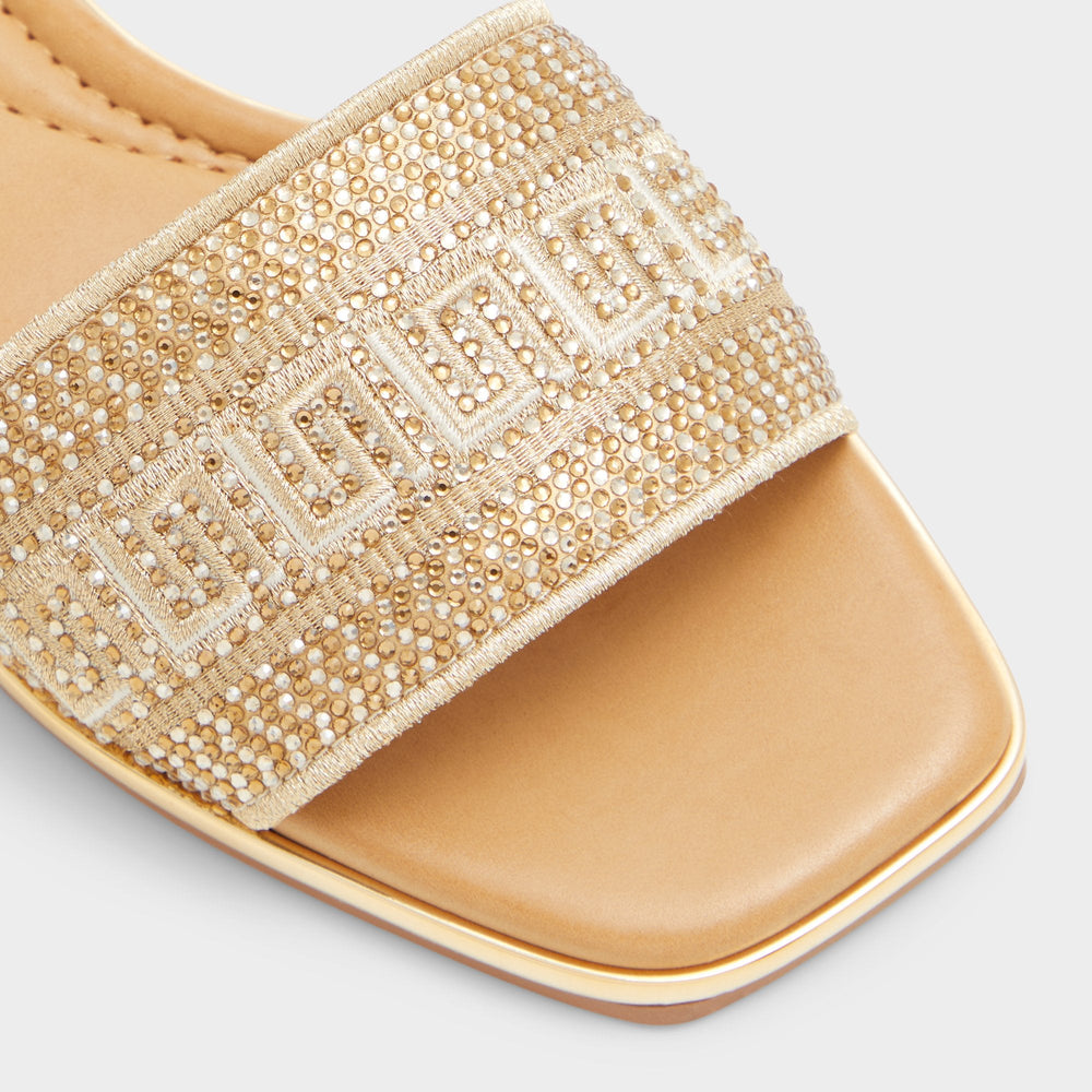 Aldo | Oceania in Xt Gold - Slide sandal