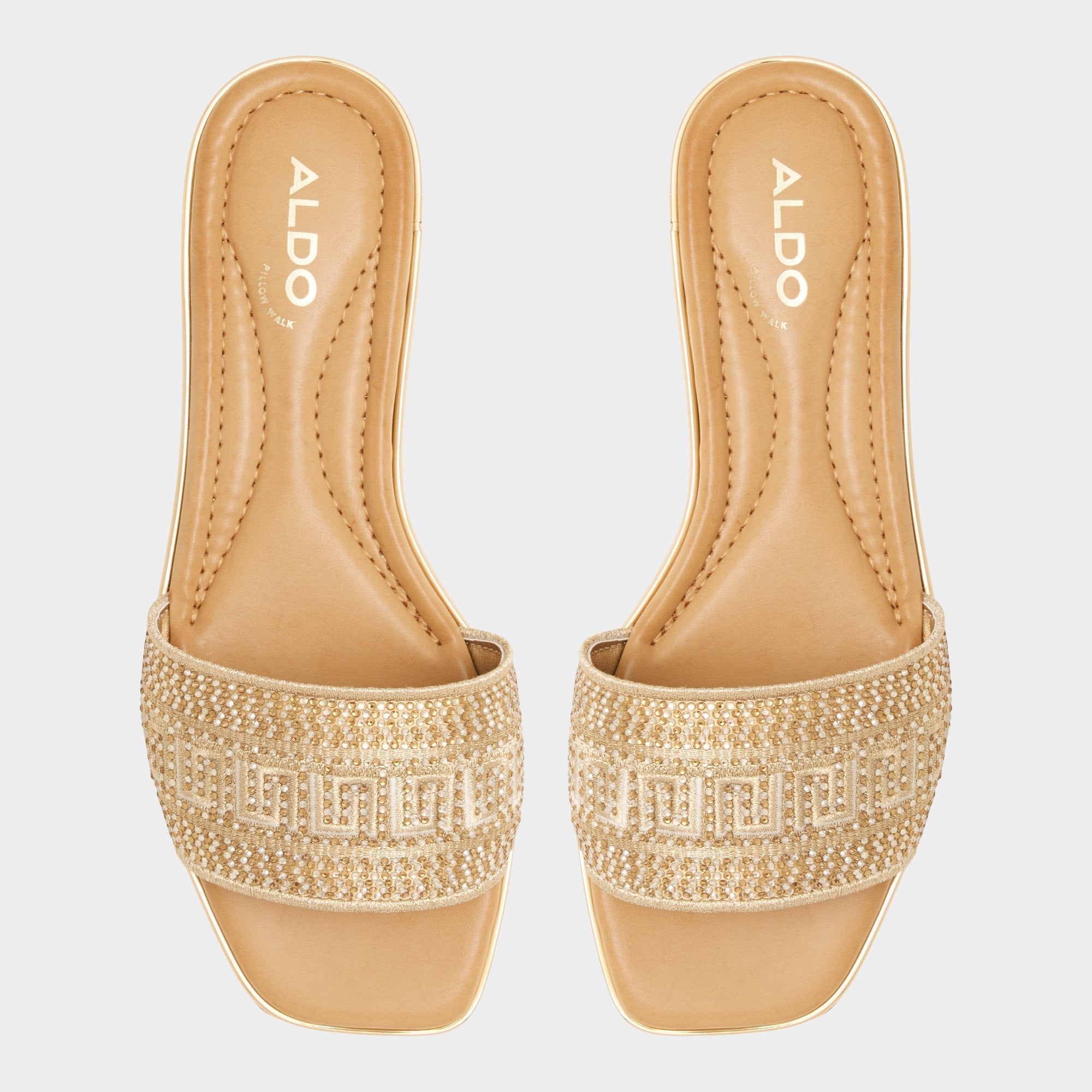 Aldo | Oceania in Xt Gold - Slide sandal