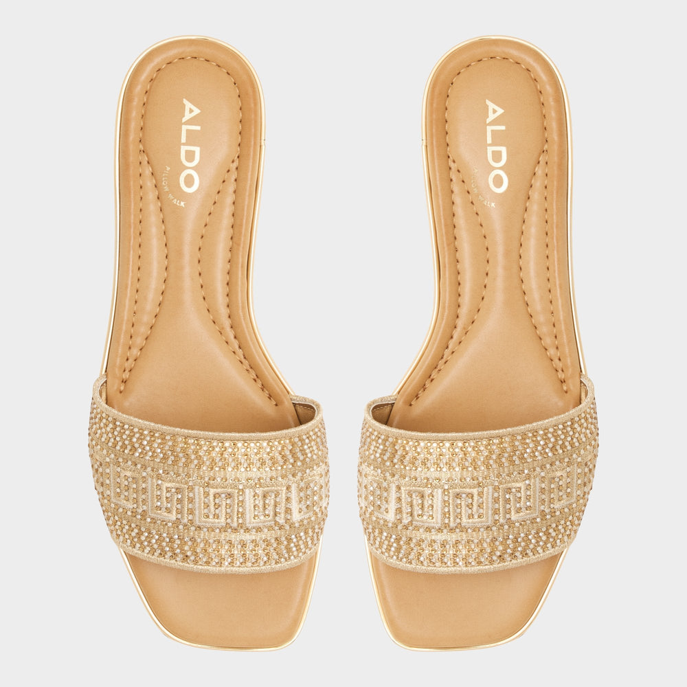Aldo | Oceania in Xt Gold - Slide sandal