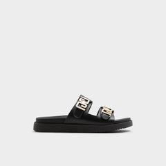Aldo | Alessie Black Women's Footbed sandals - Footbed sandal, Footbed sandal