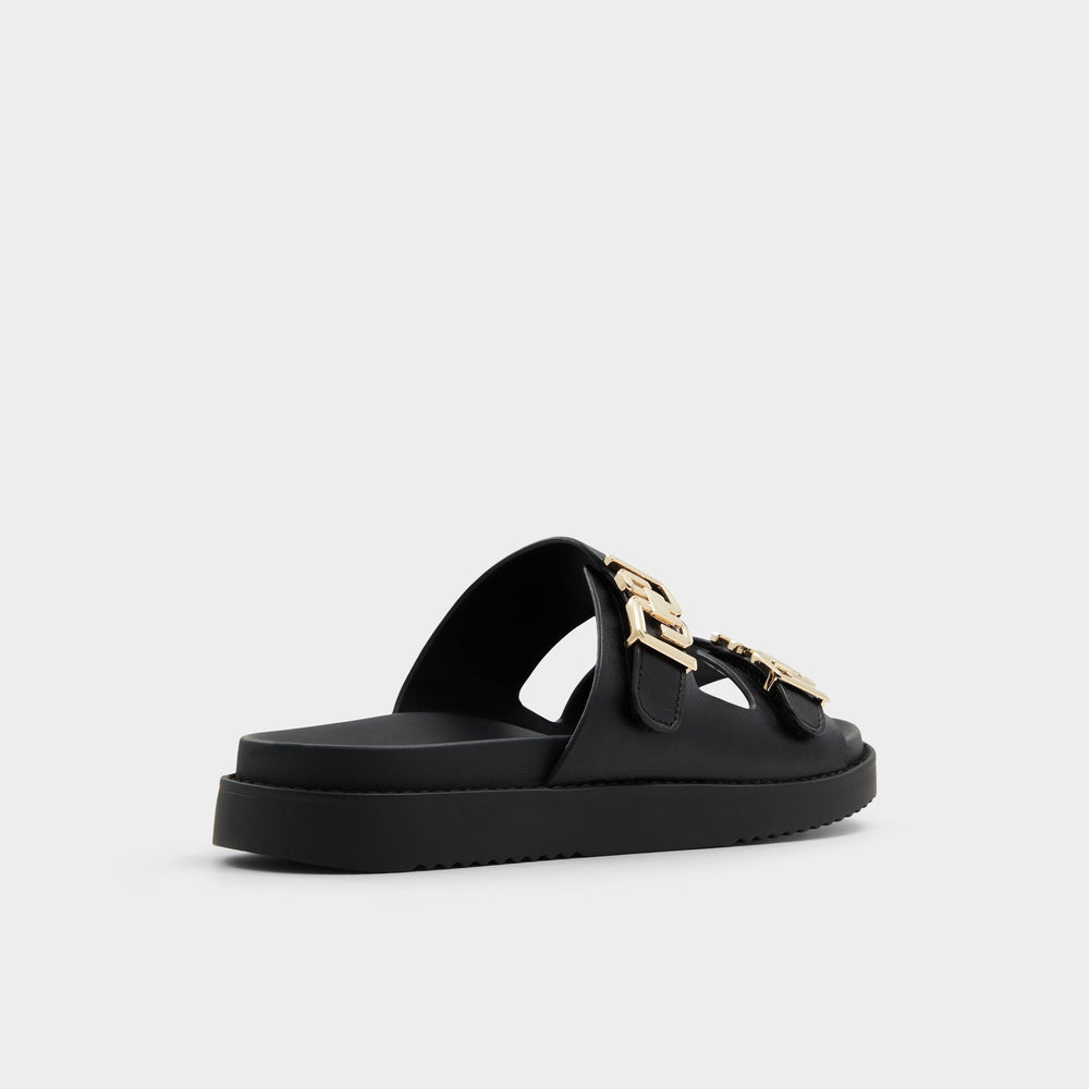 Aldo | Alessie Black Women's Footbed sandals - Footbed sandal, Footbed sandal