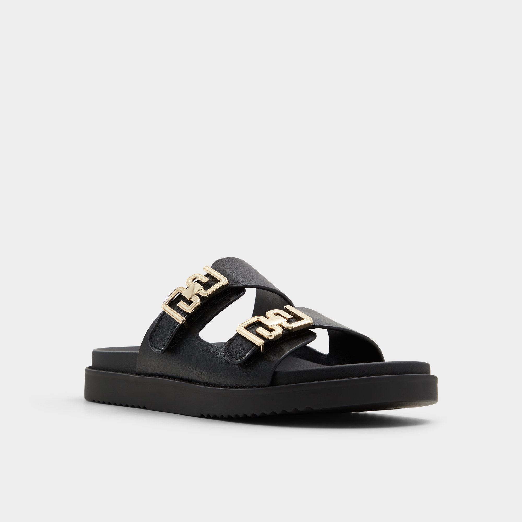 Aldo | Alessie Black Women's Footbed sandals - Footbed sandal, Footbed sandal