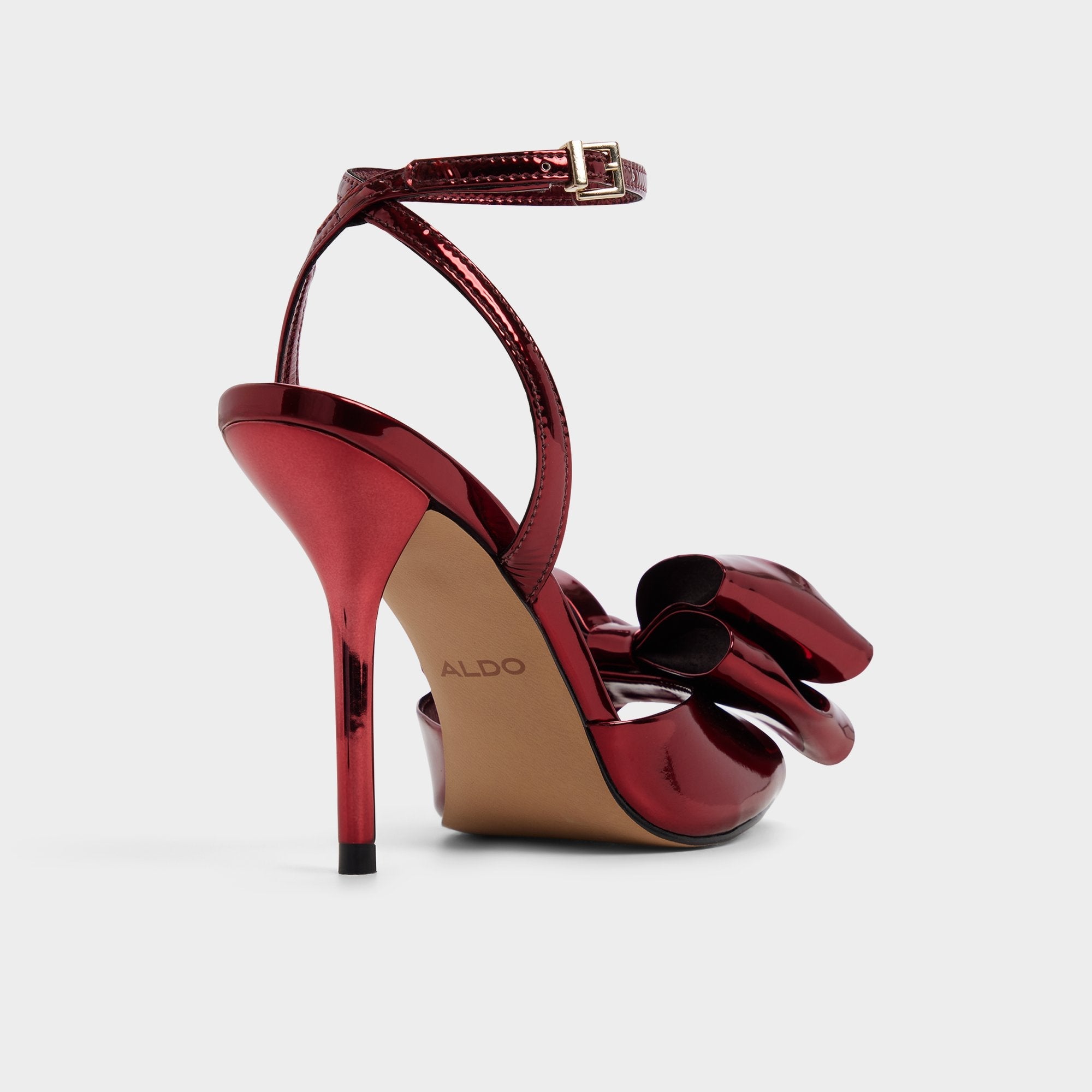 Aldo | Tinsletta in Medium Red - Heeled sandal, Stiletto heel