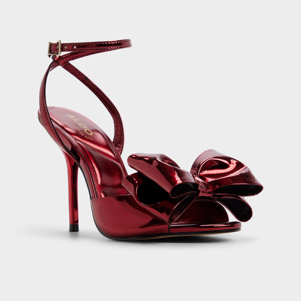Aldo | Tinsletta in Medium Red - Heeled sandal, Stiletto heel