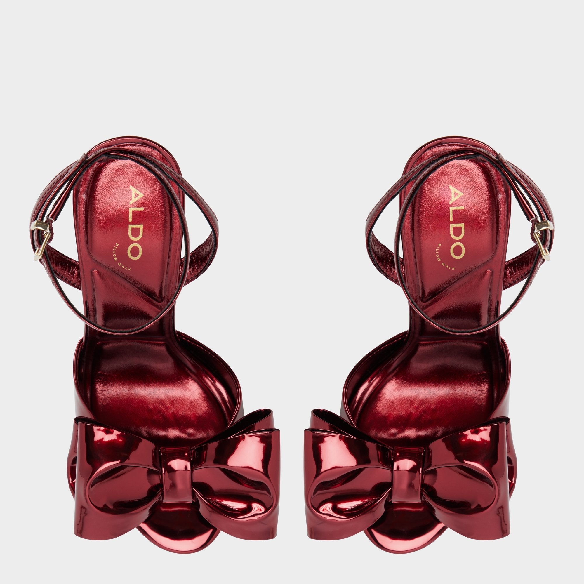 Aldo | Tinsletta in Medium Red - Heeled sandal, Stiletto heel