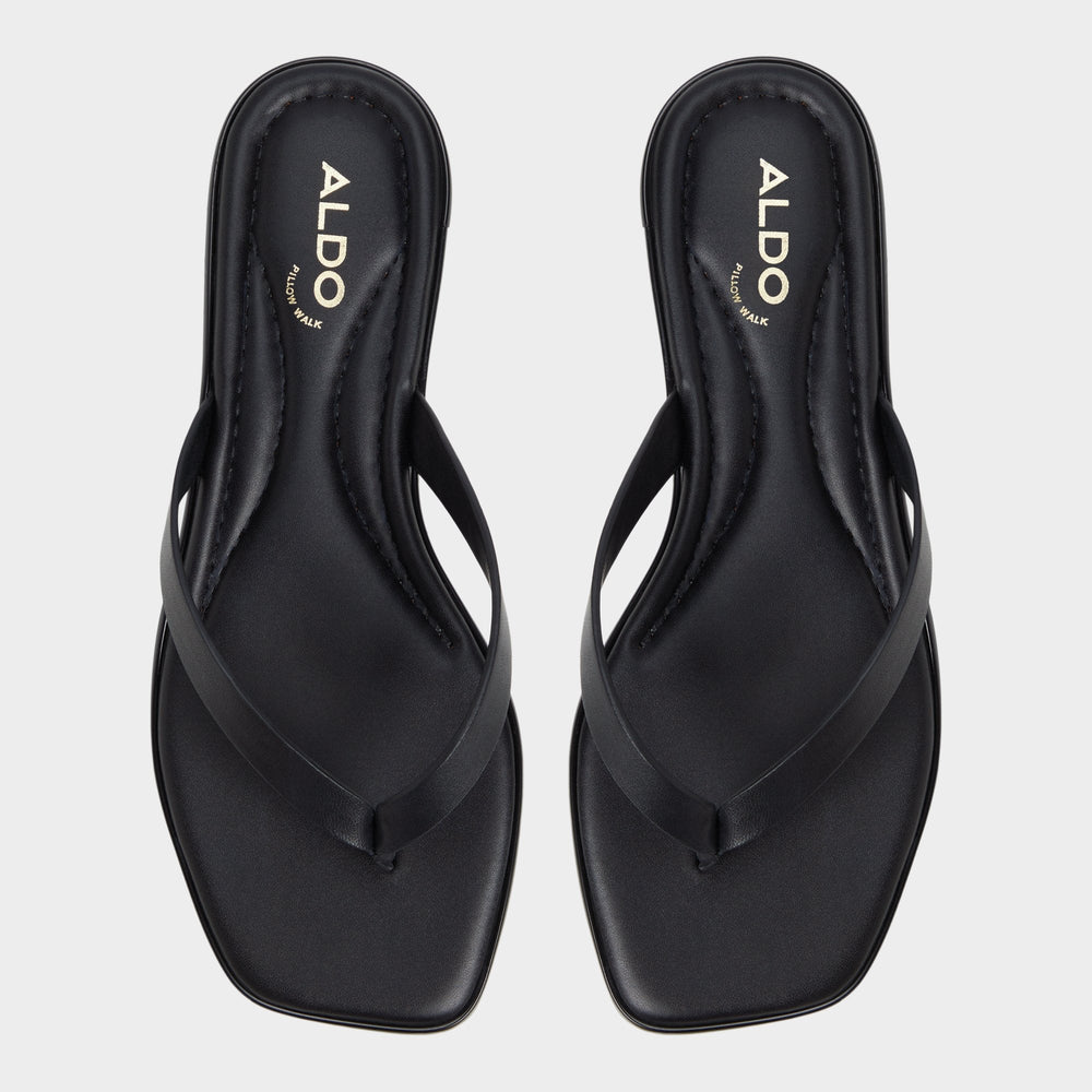 Aldo | Theao Black Women's Flats - Flip flop