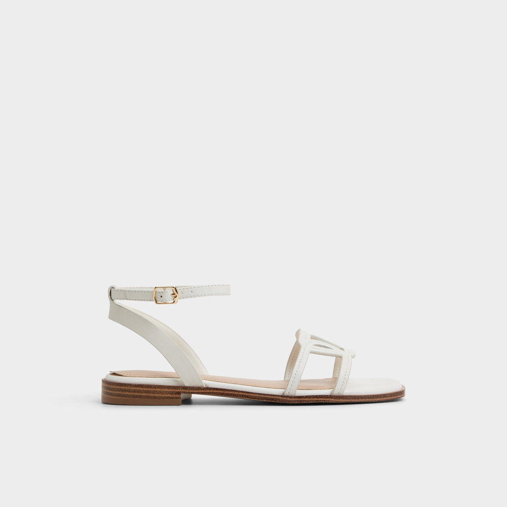 Aldo | Greengrove White Women's Flats - Flat sandal