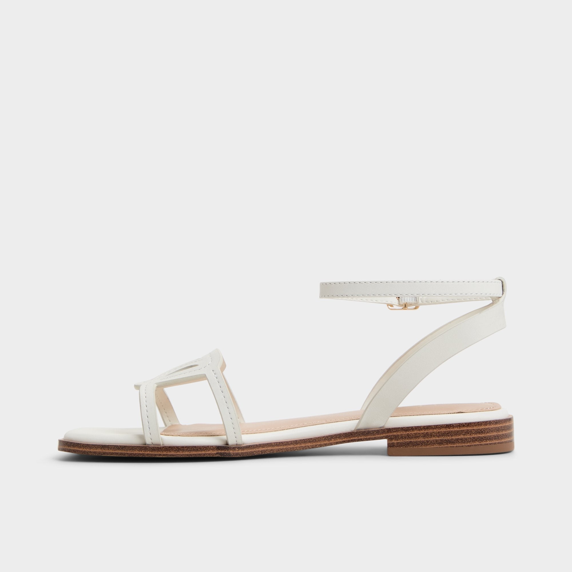 Aldo | Greengrove White Women's Flats - Flat sandal