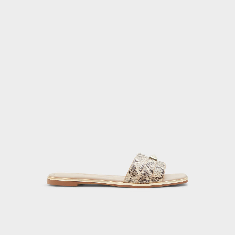 Aldo | Darine Natural Women's Flats - Slide sandal