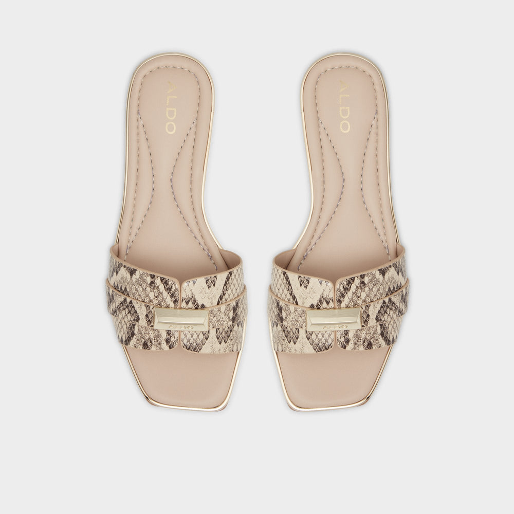 Aldo | Darine Natural Women's Flats - Slide sandal