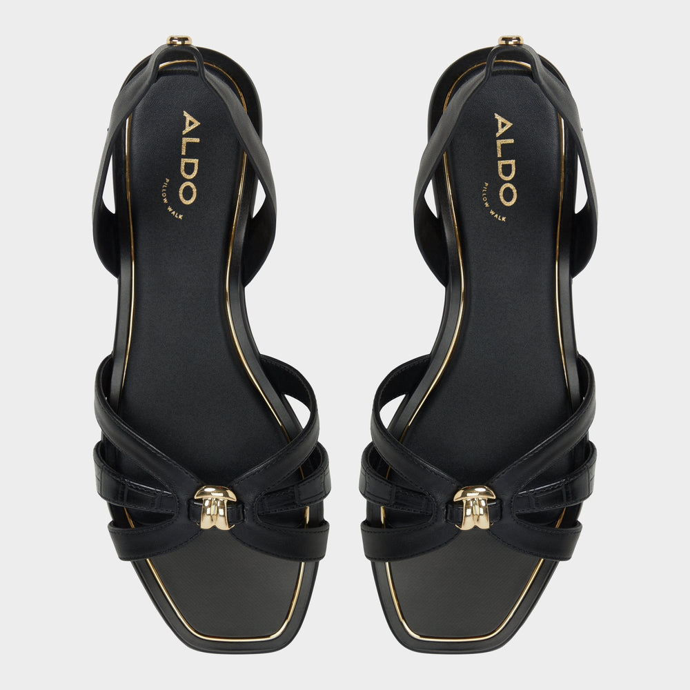 Aldo | Marassita Black Women's Slingbacks - Flat sandal