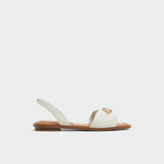 Aldo | Goassi White/Bone Women's Flats - Flat sandal