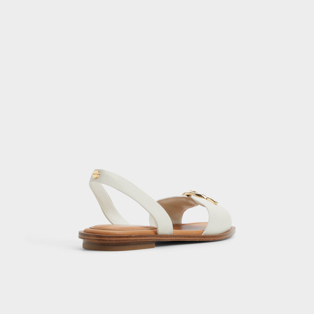 Aldo | Goassi White/Bone Women's Flats - Flat sandal