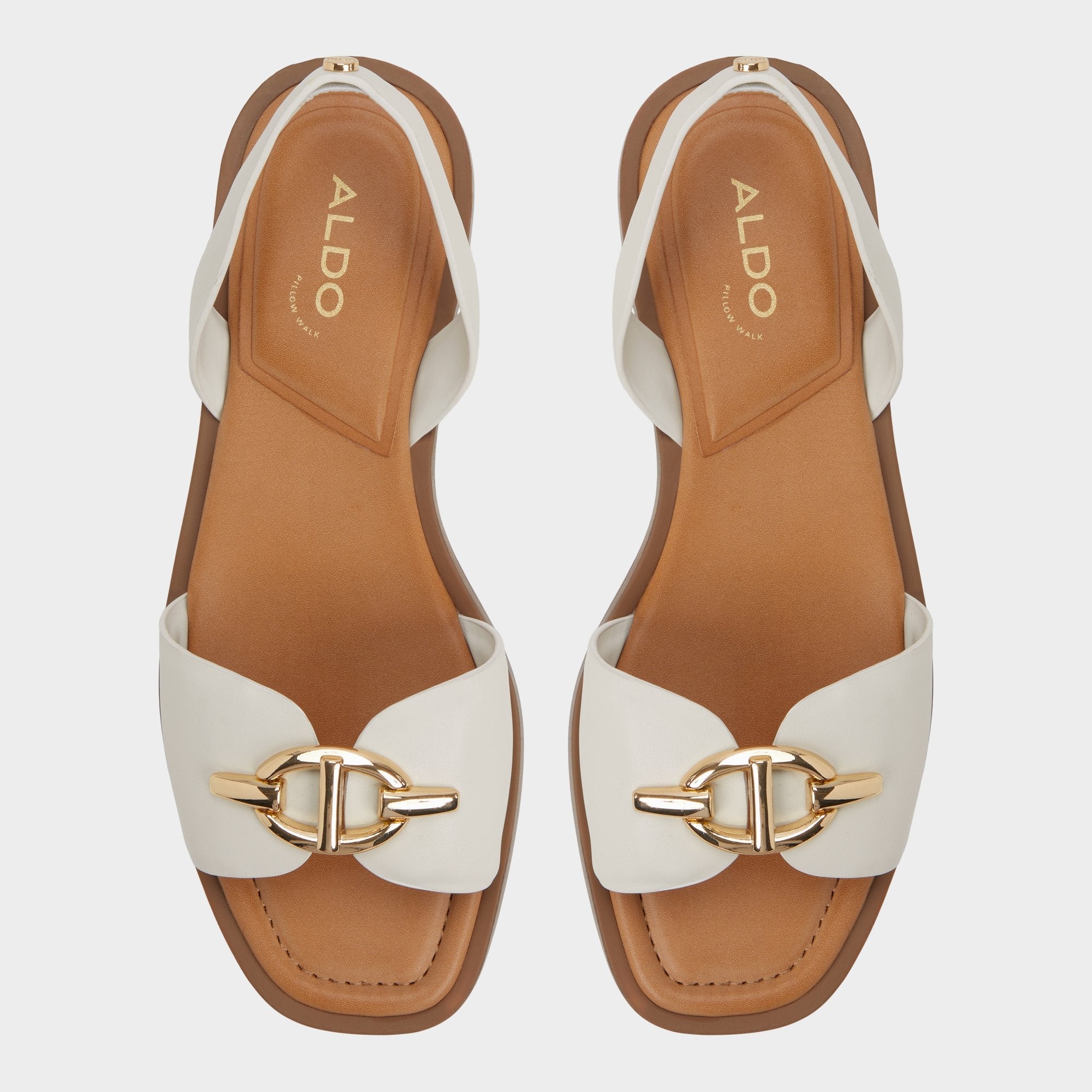 Aldo | Goassi White/Bone Women's Flats - Flat sandal