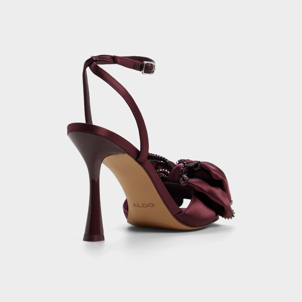Aldo | Tinsel in Bordo - Strappy heeled sandal, Stiletto heel