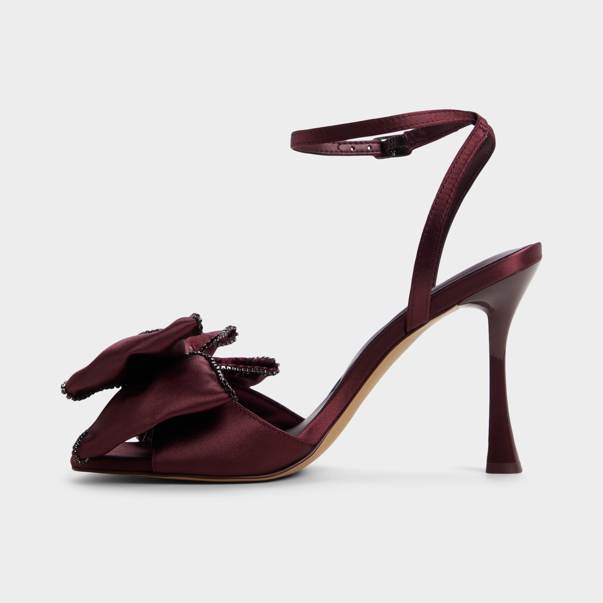 Aldo | Tinsel in Bordo - Strappy heeled sandal, Stiletto heel