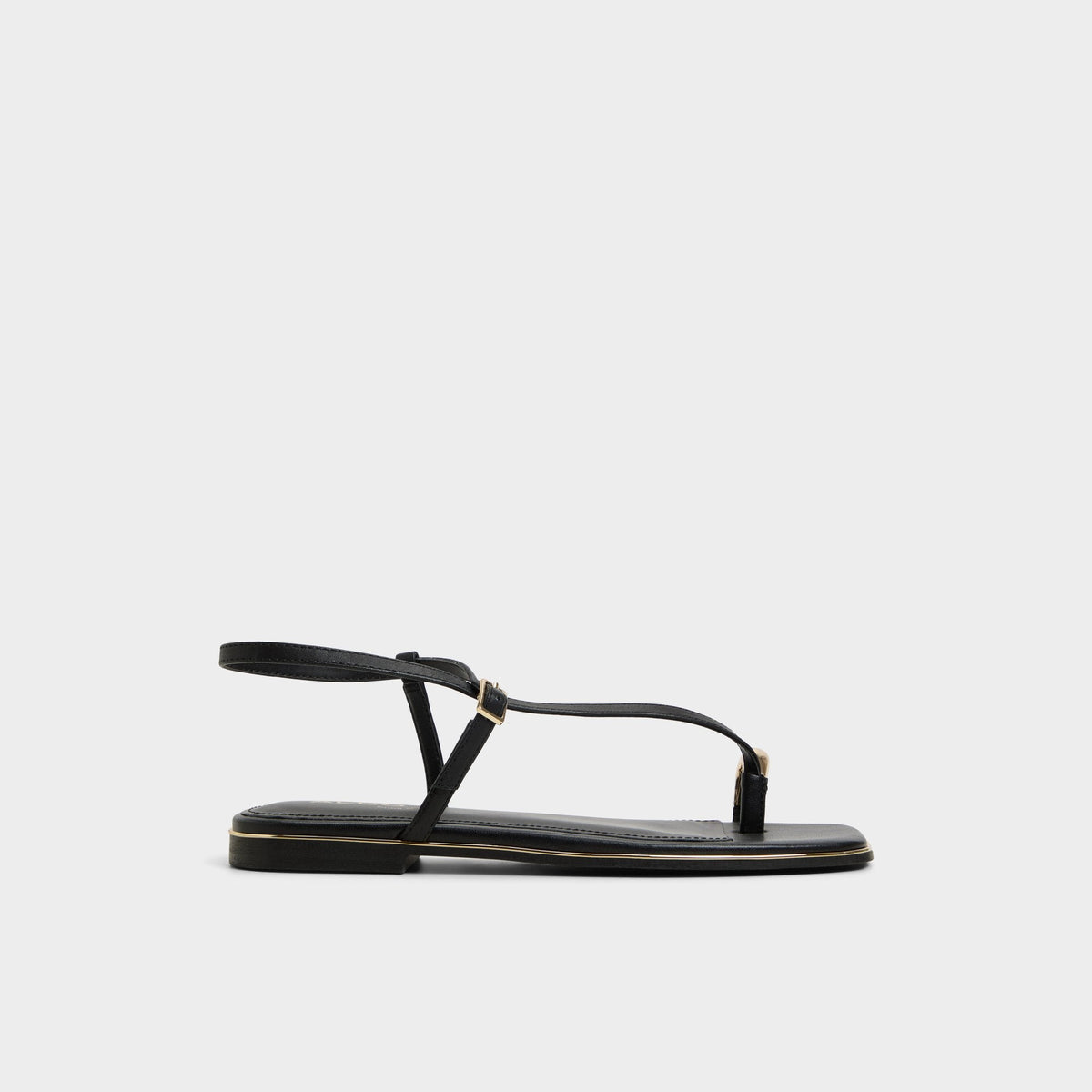 Aldo | Jomalina Black Women's Flats - Strappy flat sandal