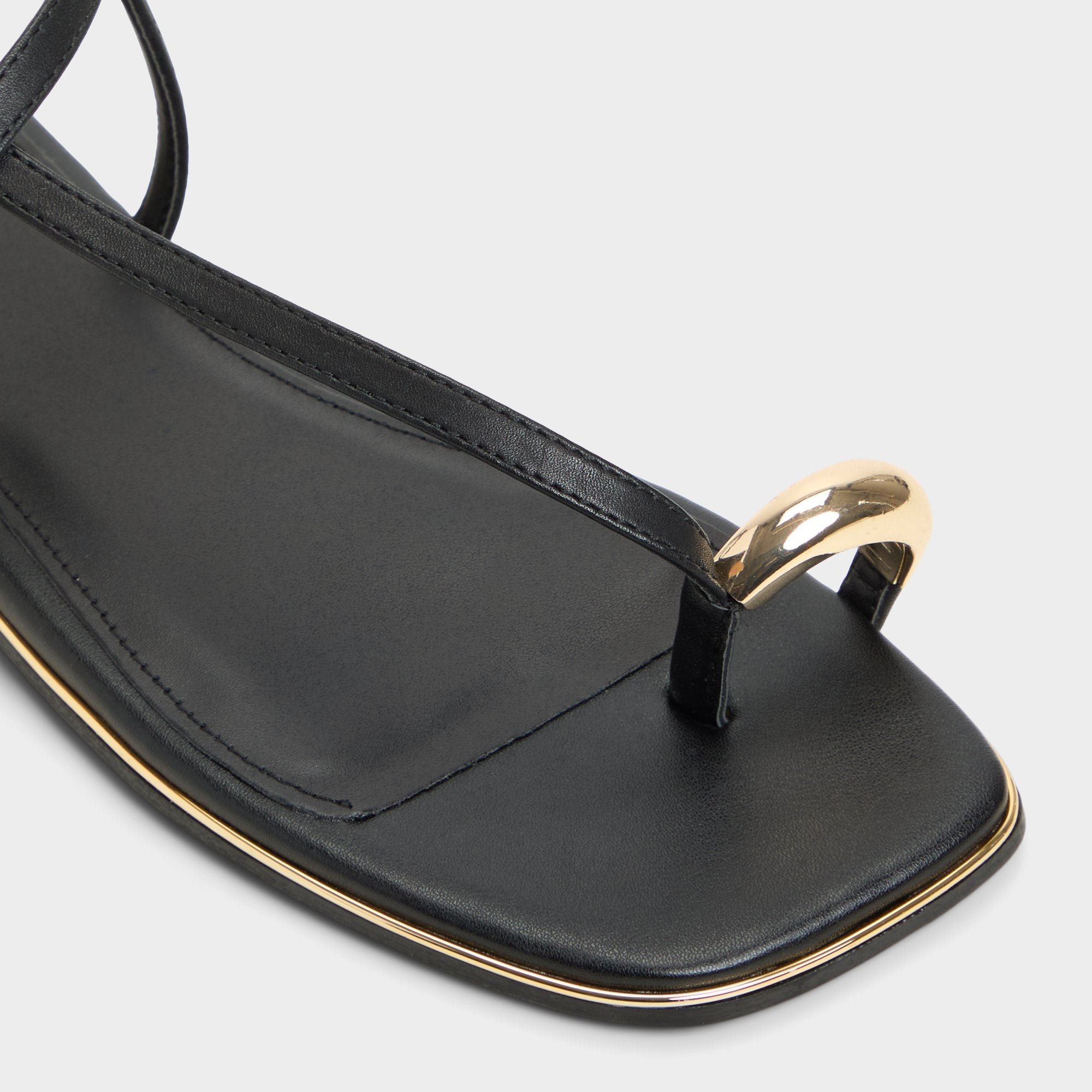 Aldo | Jomalina Black Women's Flats - Strappy flat sandal