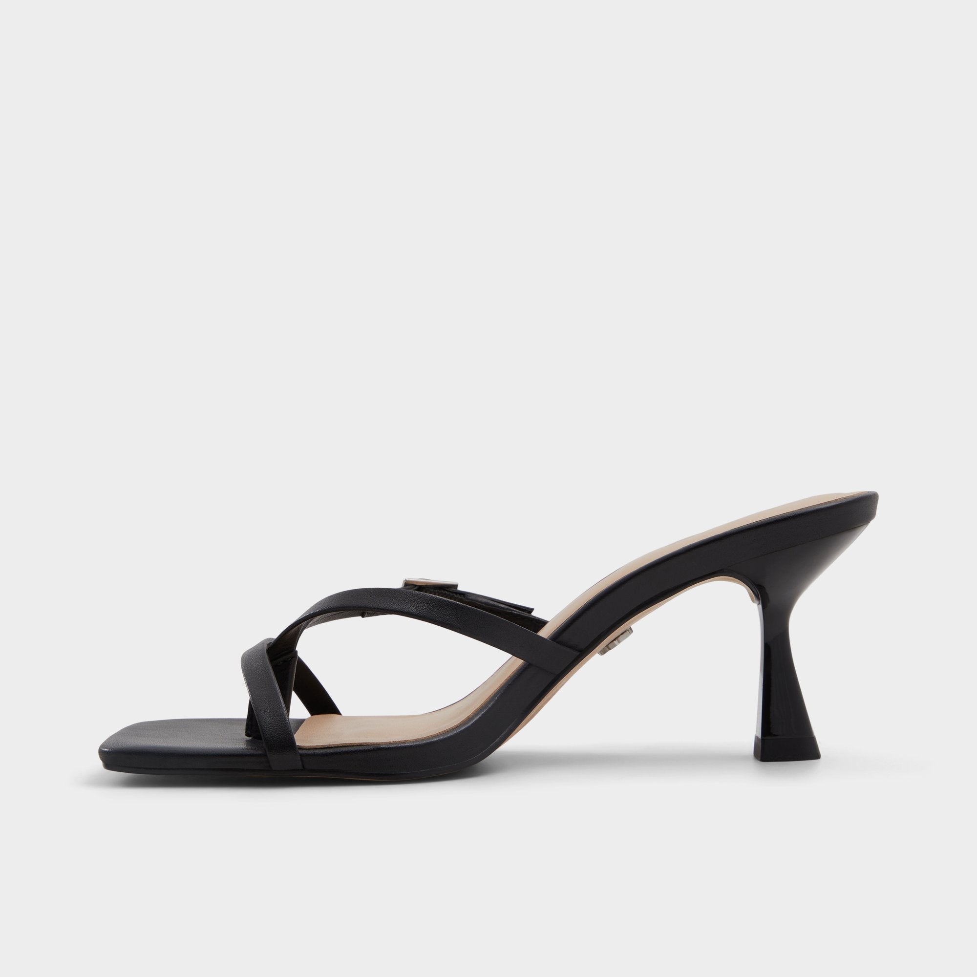 Aldo | Gannever Black Women's Thong Sandals - Heeled flip flop, Stiletto heel