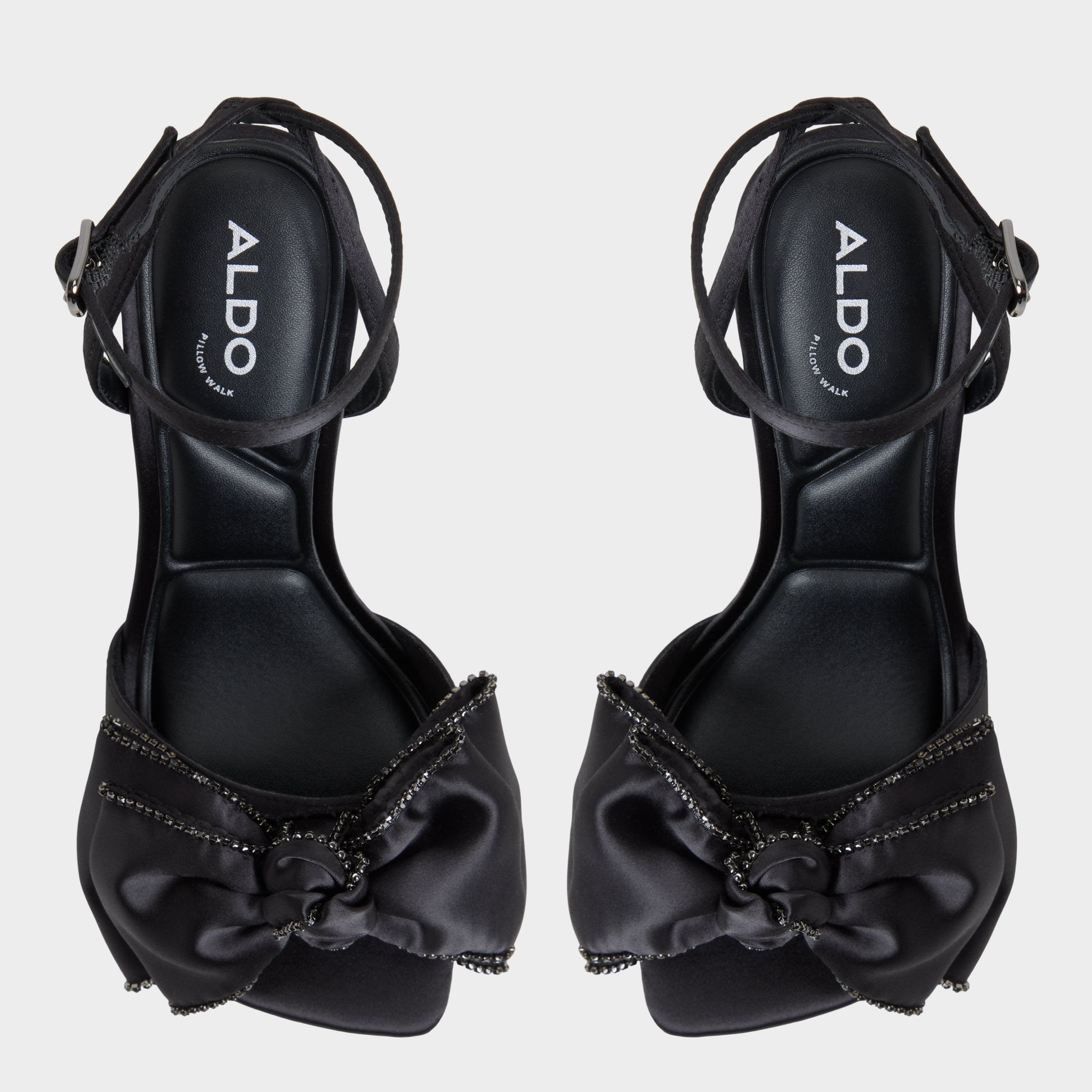 Aldo | Tinsel in Black - Strappy heeled sandal, Stiletto heel
