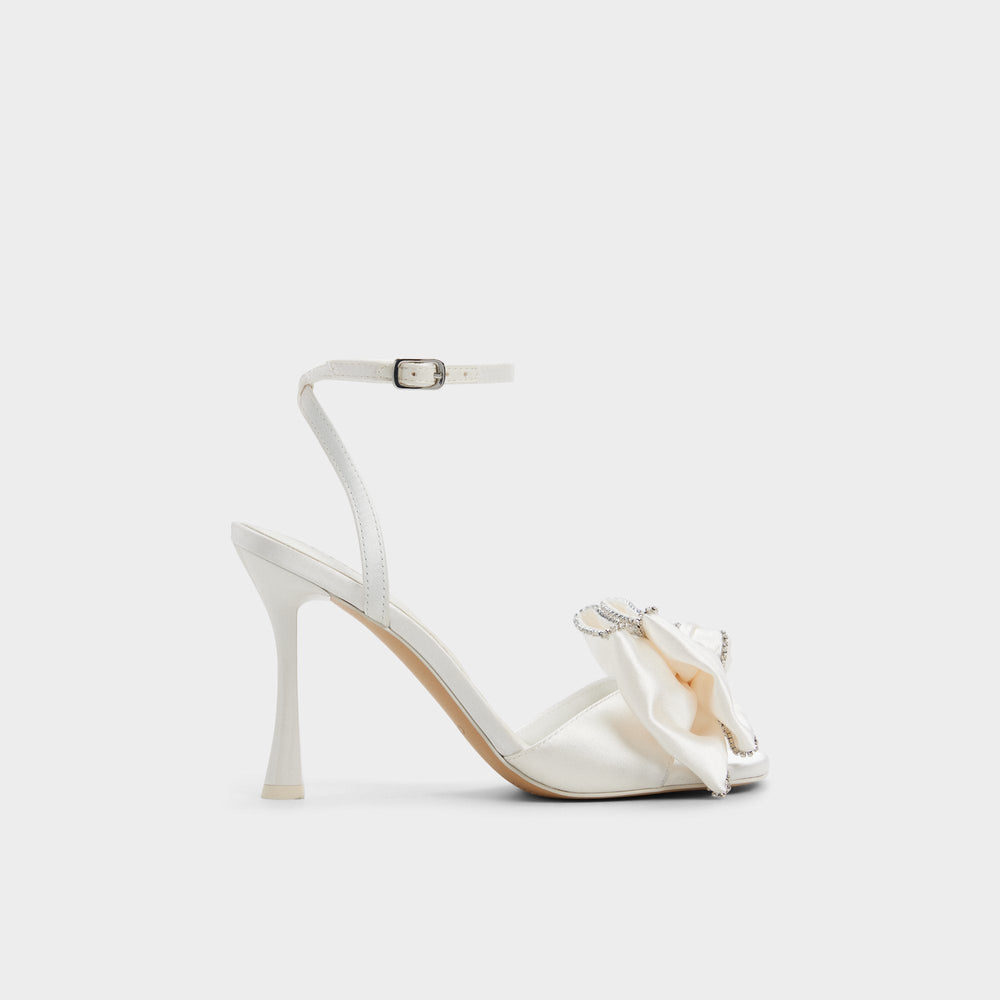 Aldo | Tinsel in Other White - Strappy heeled sandal, Stiletto heel