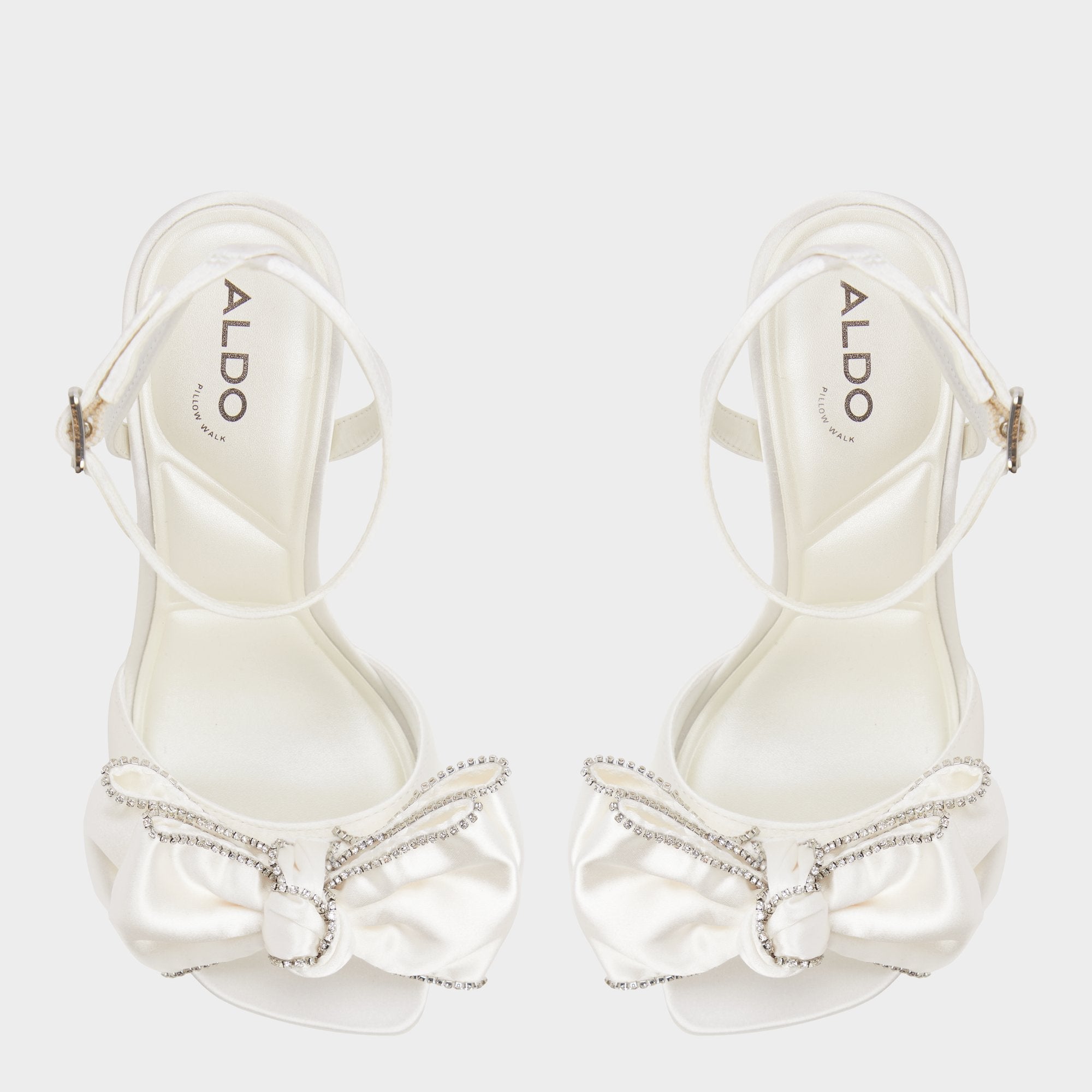 Aldo | Tinsel in Other White - Strappy heeled sandal, Stiletto heel