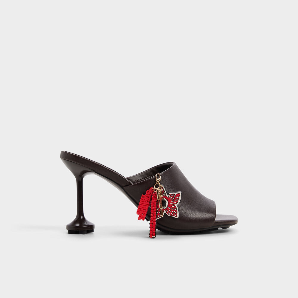 Aldo | Demogorgon in Dark Brown - Women's heeled mule