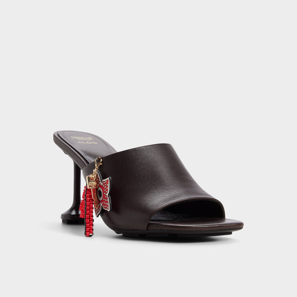 Aldo | Demogorgon in Dark Brown - Women's heeled mule