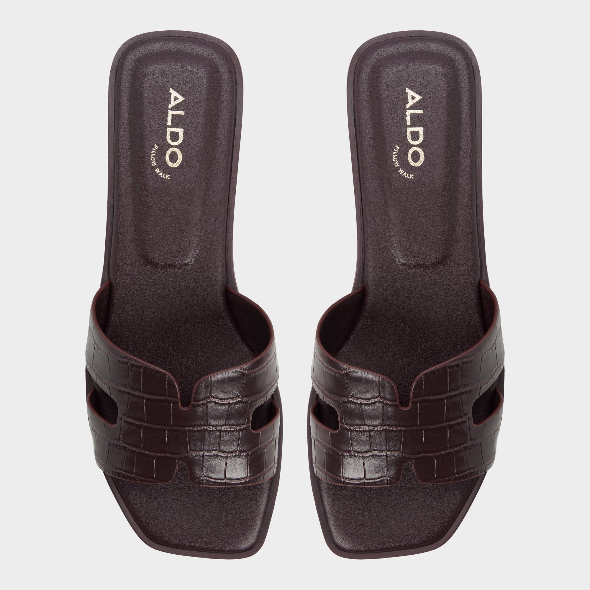 Aldo | Itsandal in Bordo - Slide sandal