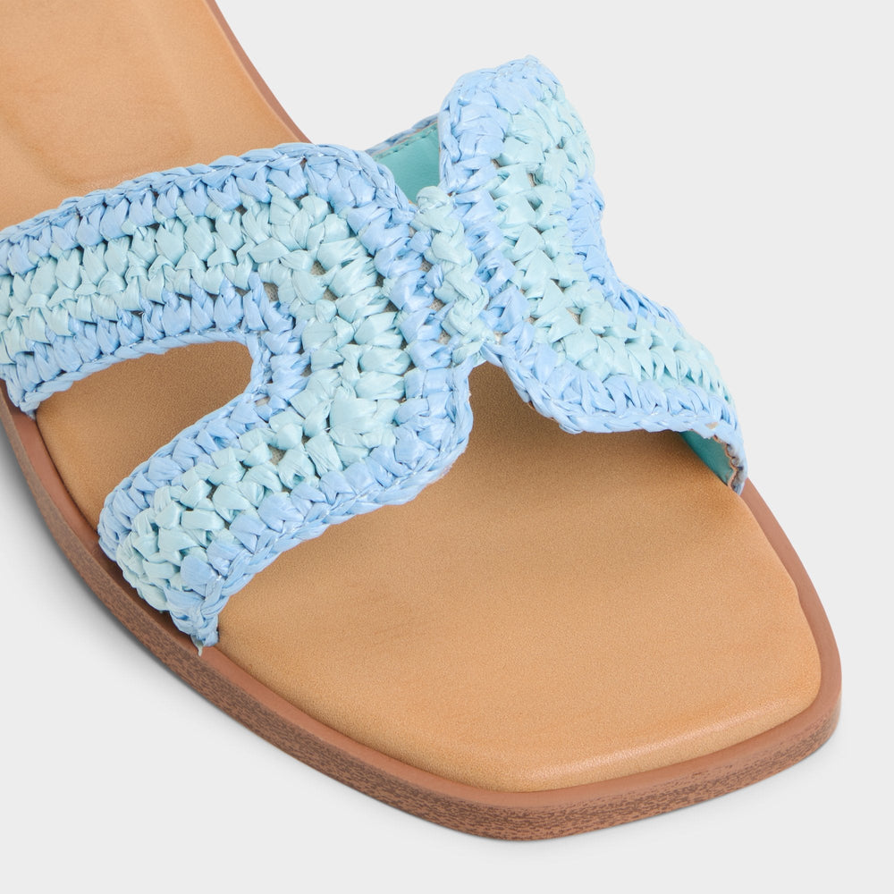 Aldo | Itsandal Blue Combo Women's Flats - Slide sandal