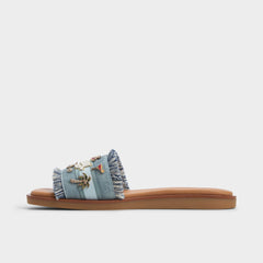 Aldo | Beachside Denim Women's Flats - Slide sandal