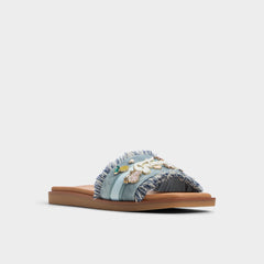 Aldo | Beachside Denim Women's Flats - Slide sandal