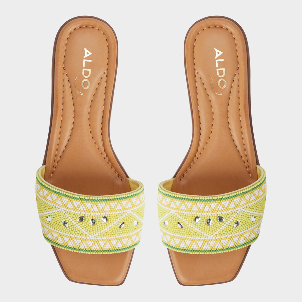 Aldo | Seavacay Bright Yellow Women's Travel essentials - Slide sandal