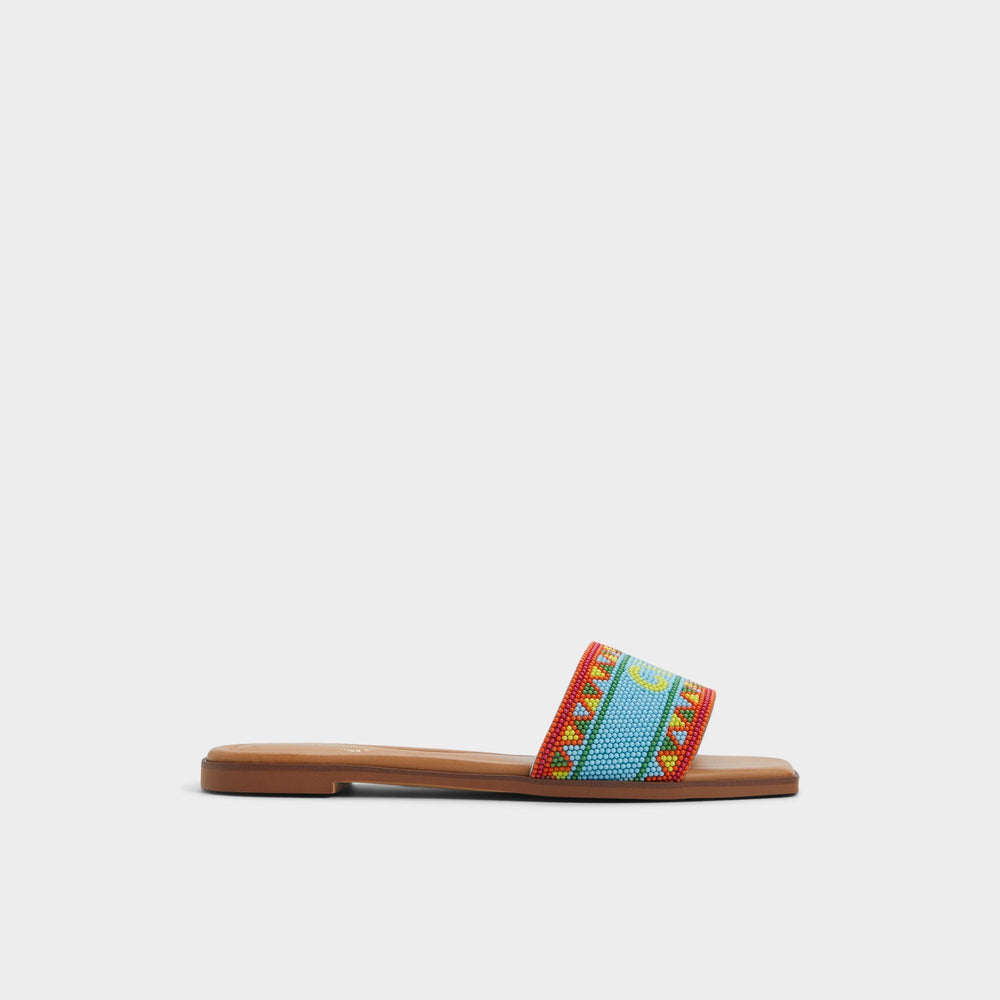 Aldo | Seavacay Bright Multi Women's Flats - Slide sandal