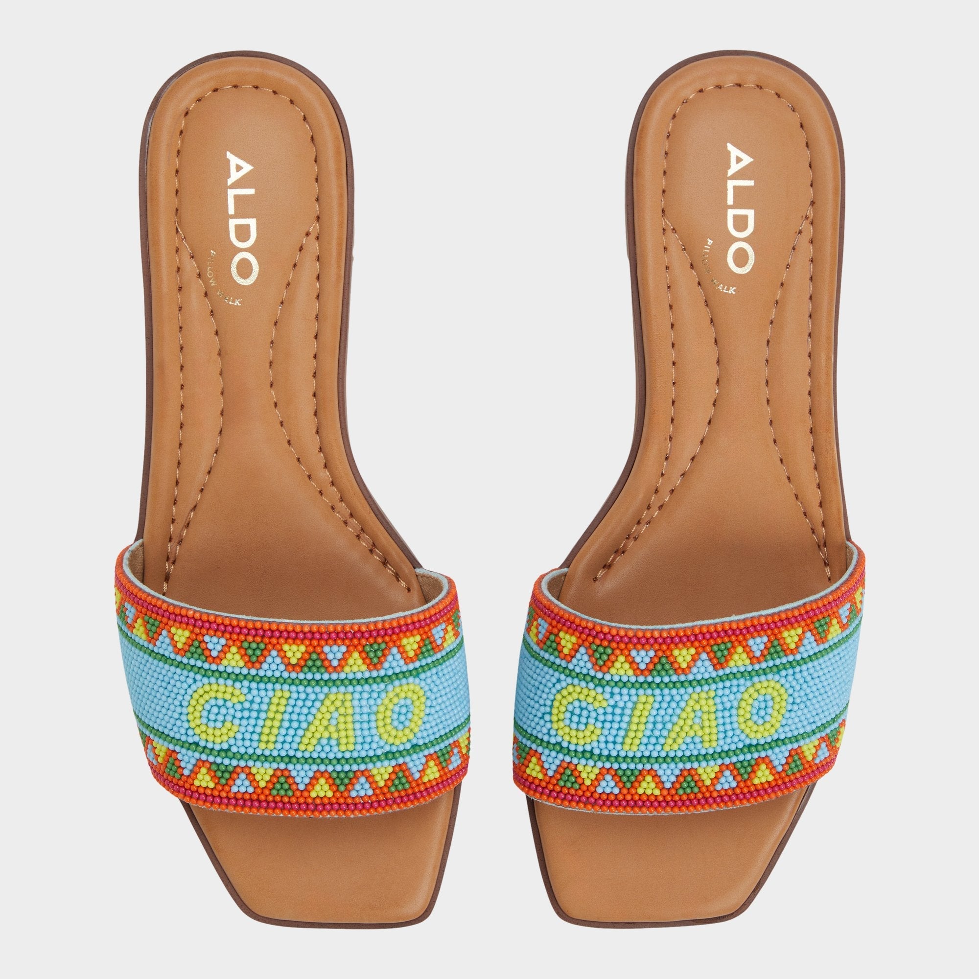 Aldo | Seavacay Bright Multi Women's Flats - Slide sandal