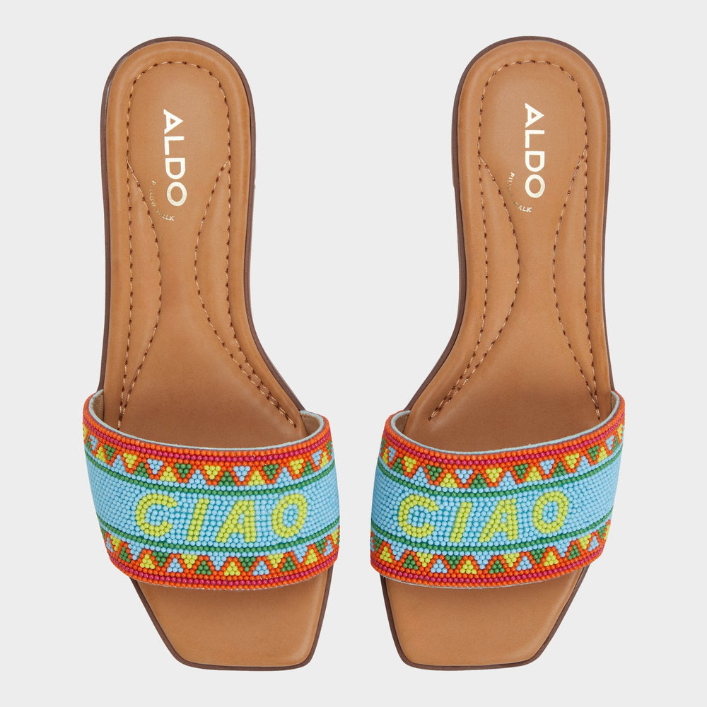 Aldo | Seavacay Bright Multi Women's Flats - Slide sandal