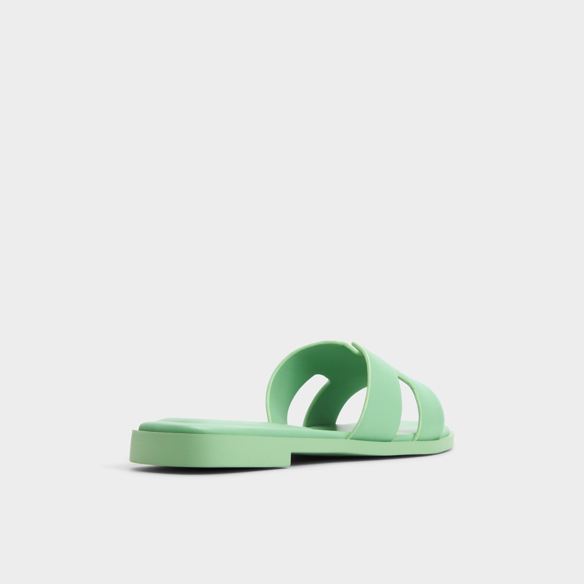 Aldo | Itsandal Medium Green Women's Flats - Slide sandal