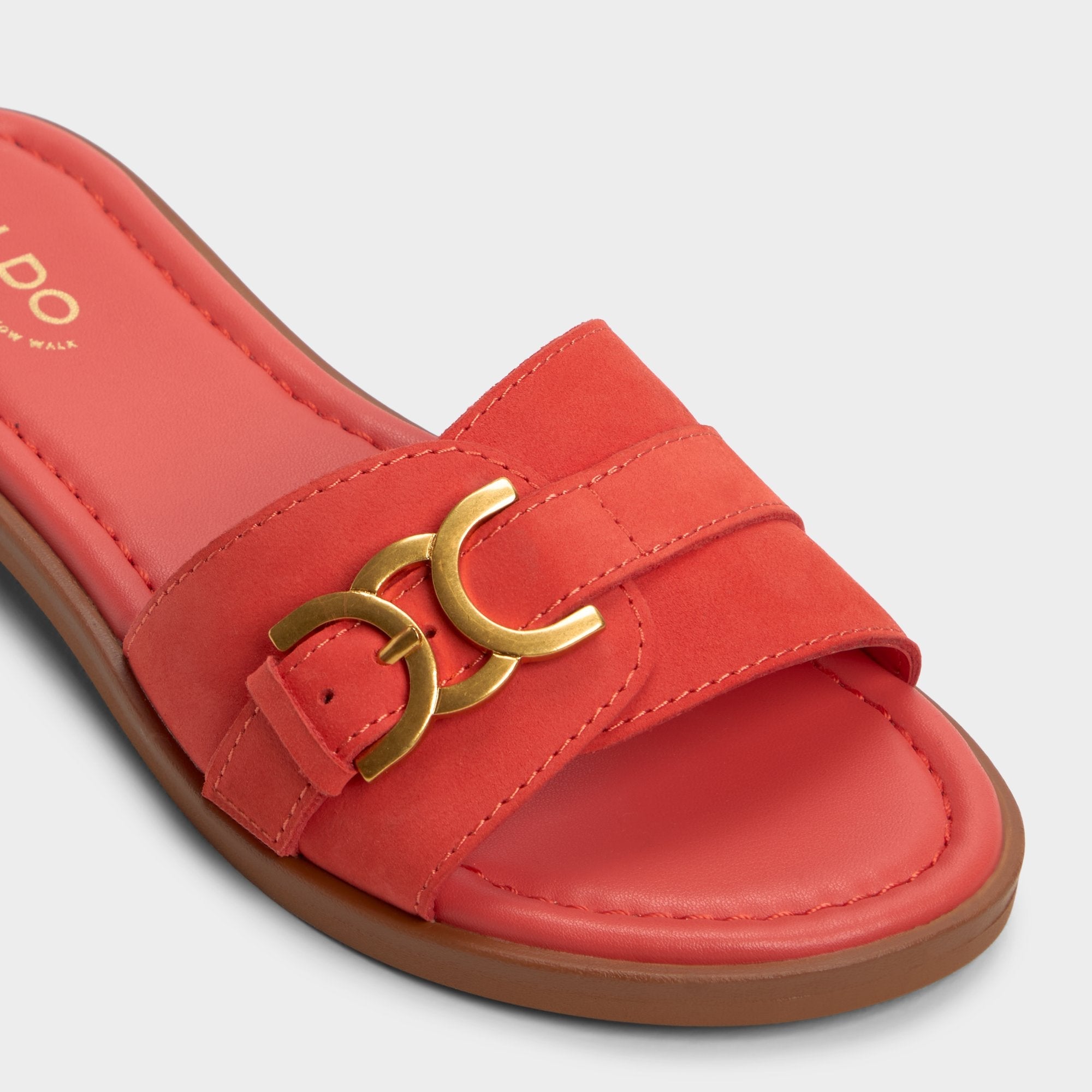 Aldo | Dallaedar Medium Red Women's Flats - Slide sandal