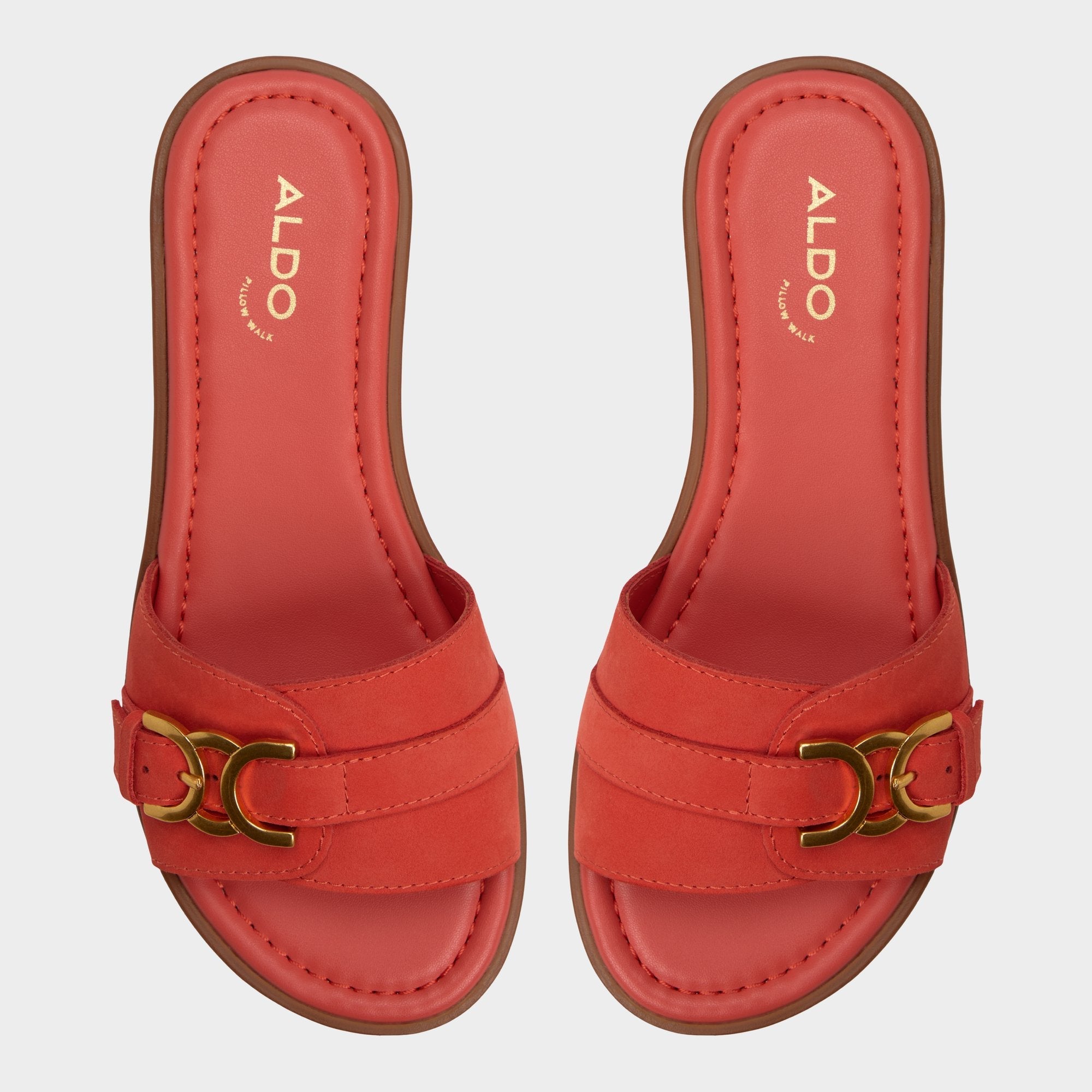 Aldo | Dallaedar Medium Red Women's Flats - Slide sandal